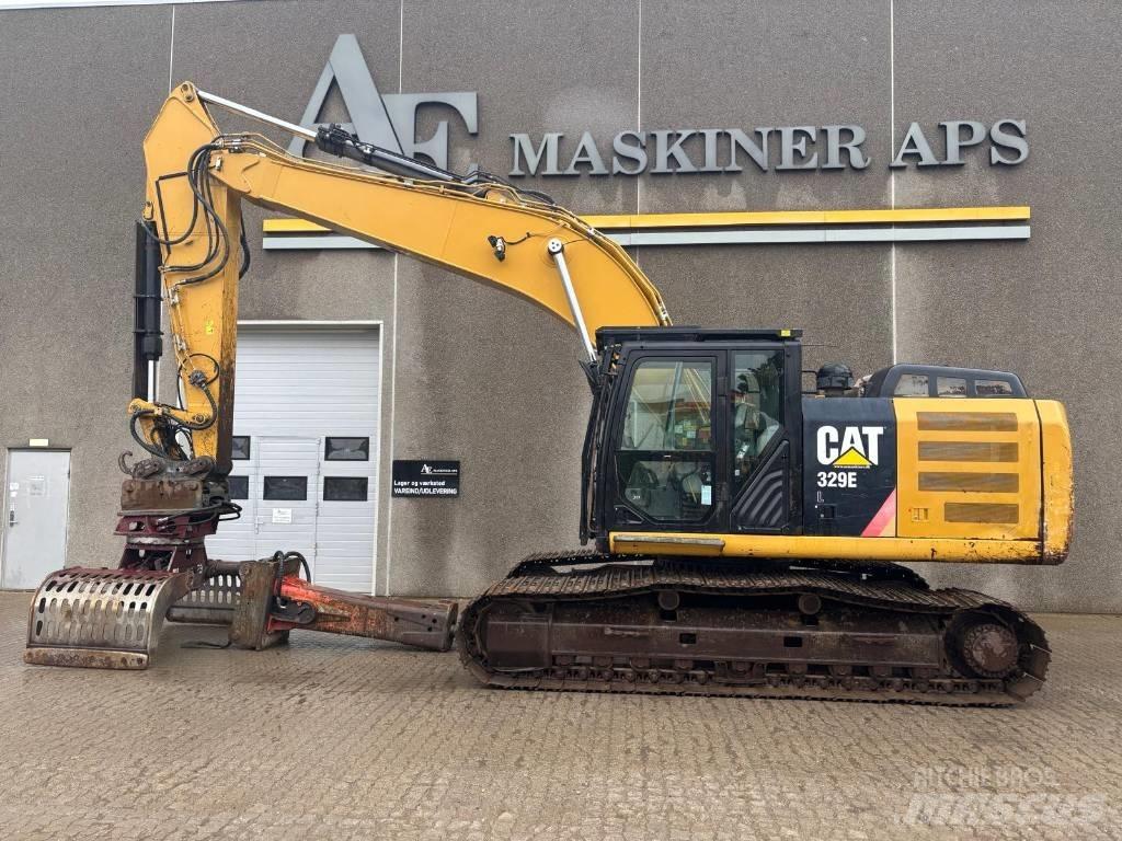 CAT 329E Верижен екскаватор