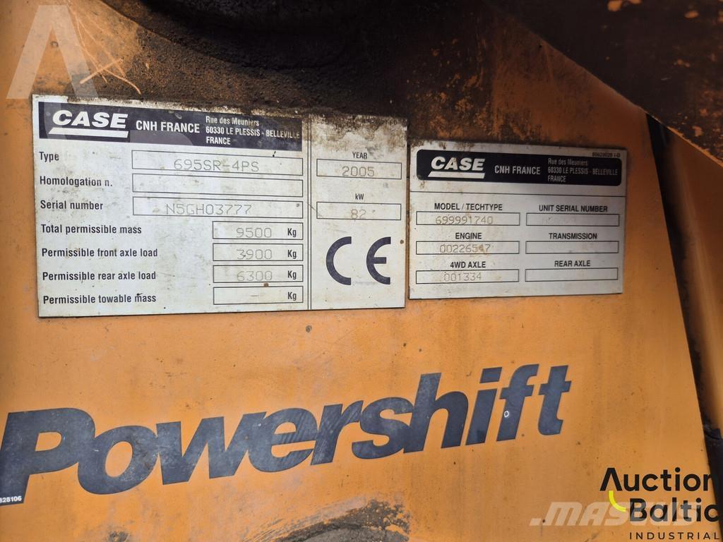 CASE 695 SR-4 PS Товарач със заден ексватор