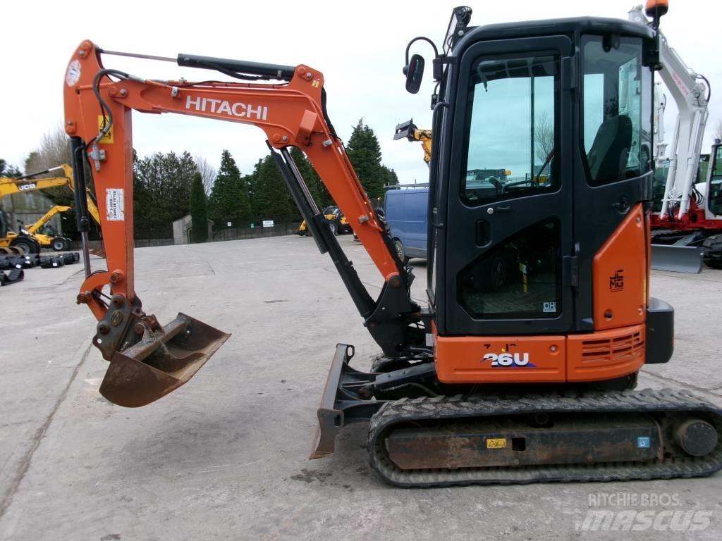 Hitachi 26U Мини екскаватори < 7 т