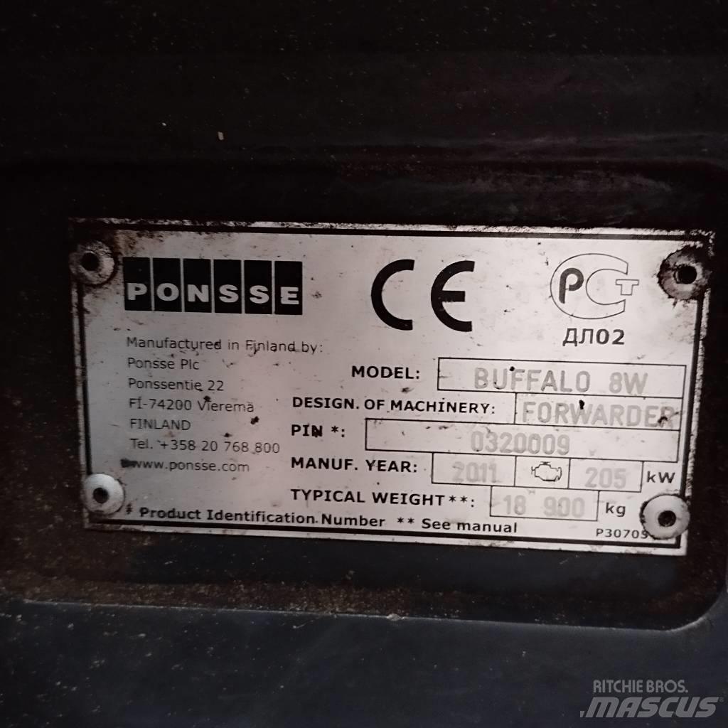 Ponsse Buffalo 8W Форуардери