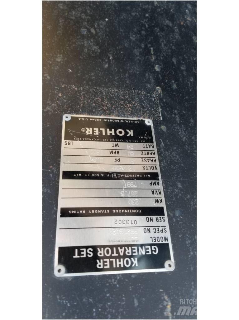 Kohler 230 KW Други генератори
