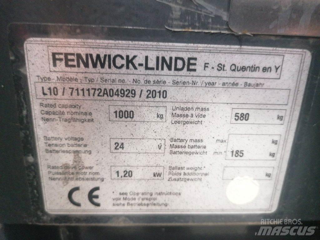 Linde L10 Колички високоповдигачи с теглич