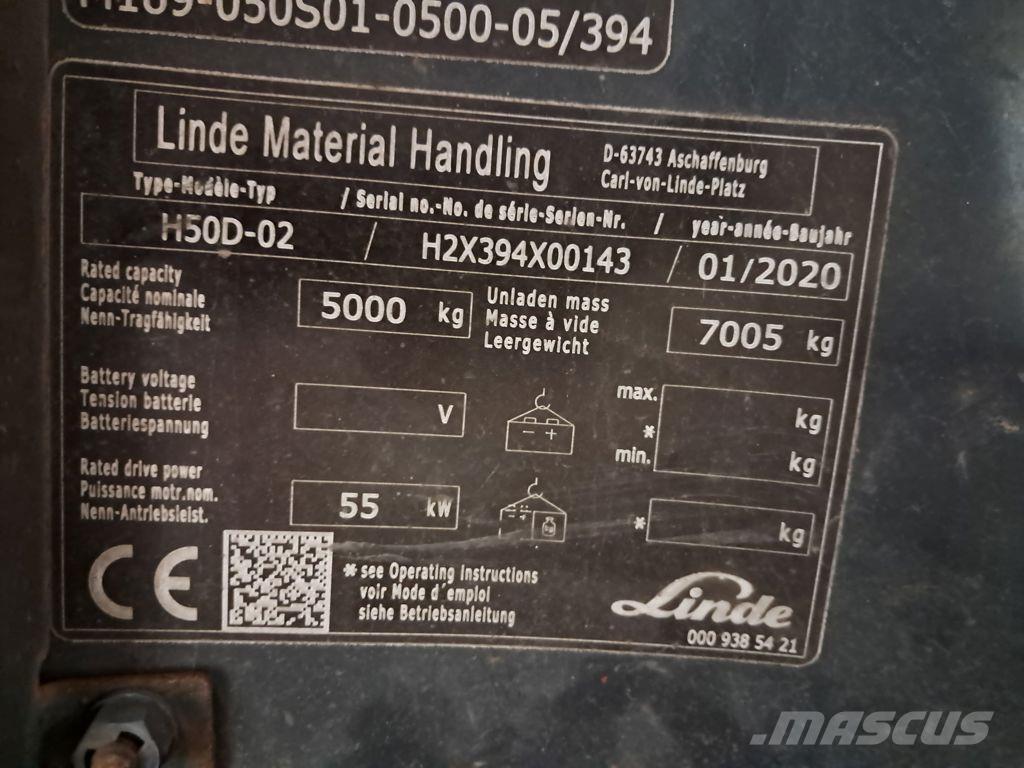Linde H50D-02 Дизелови камиони