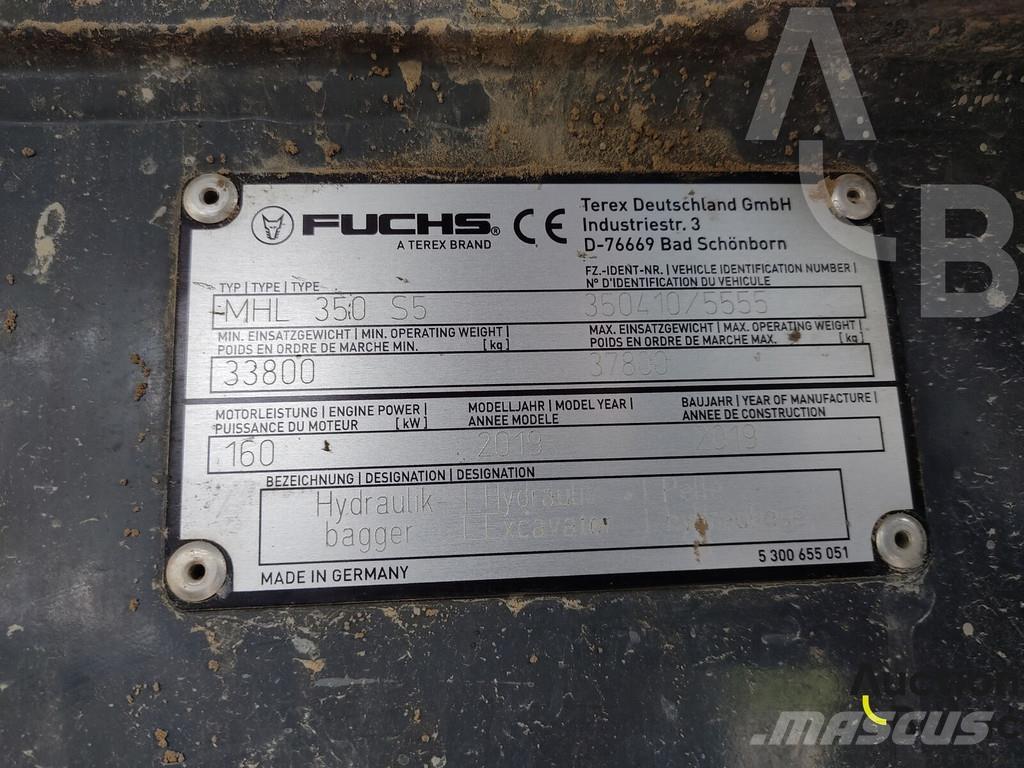 Fuchs MHL 350 Оператори на отпадъци/индустрия
