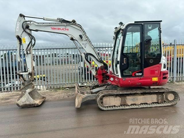 Takeuchi TB260 Мини екскаватори < 7 т