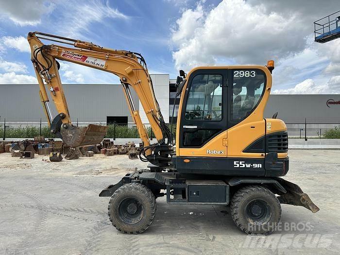 Hyundai R55W-9A Колесни екскаватори