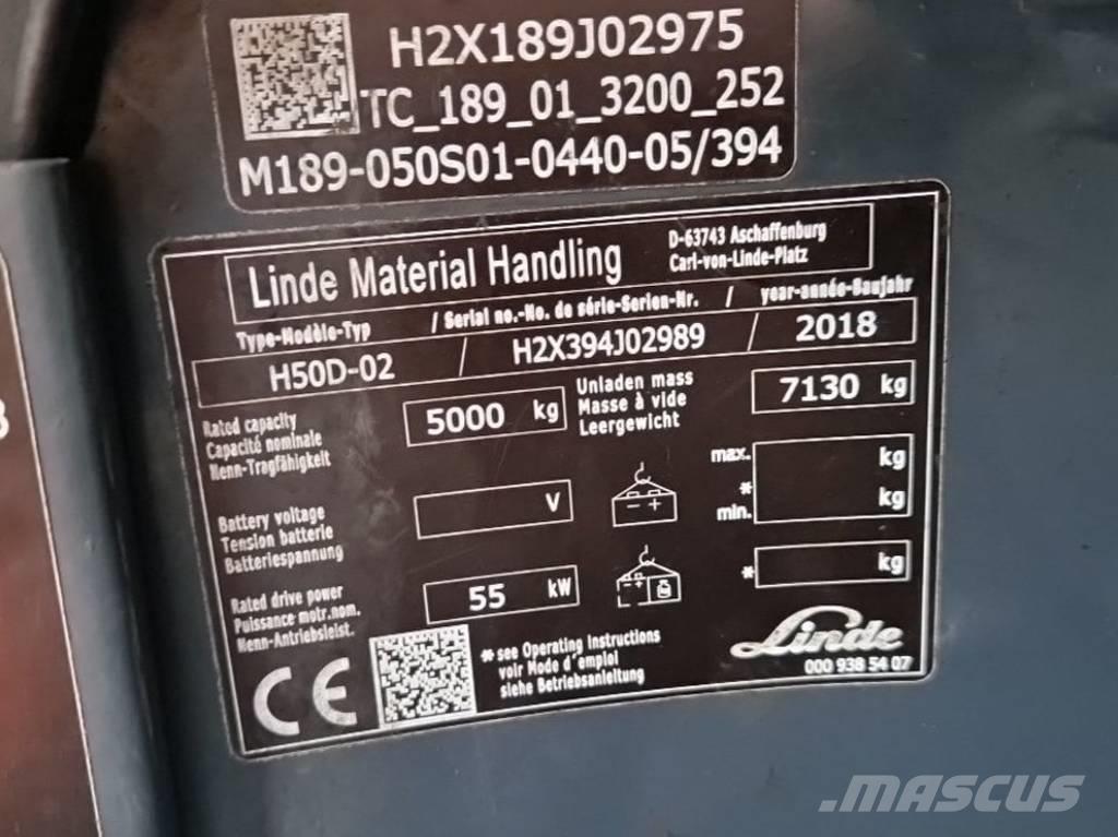 Linde H50D-02 Дизелови камиони