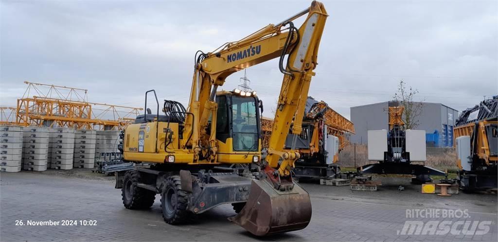 Komatsu PW160-7E0 Колесни екскаватори
