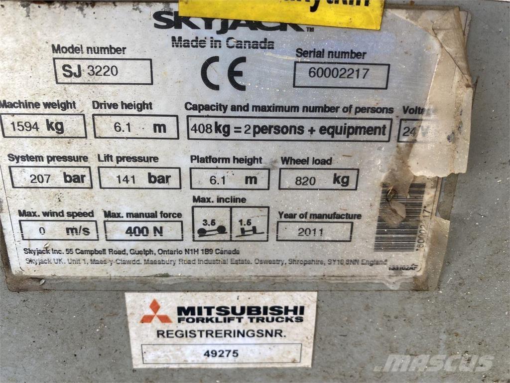 SkyJack SJ3219 Ножични работни платформи