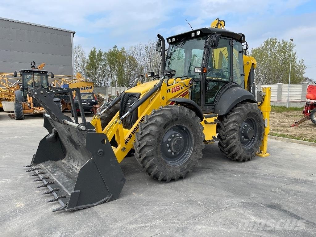 New Holland B 115 B Товарач със заден ексватор