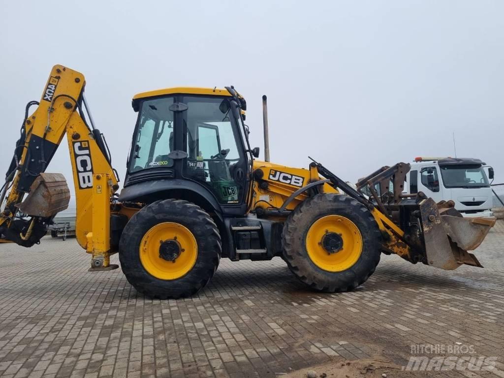 JCB 4 CX Товарач със заден ексватор