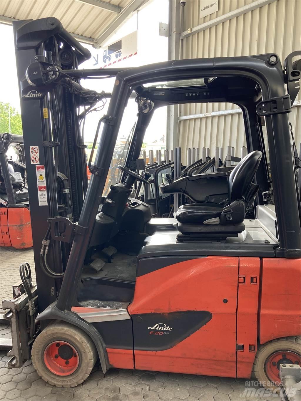 Linde E20PH Електрически вилични кари-повдигачи