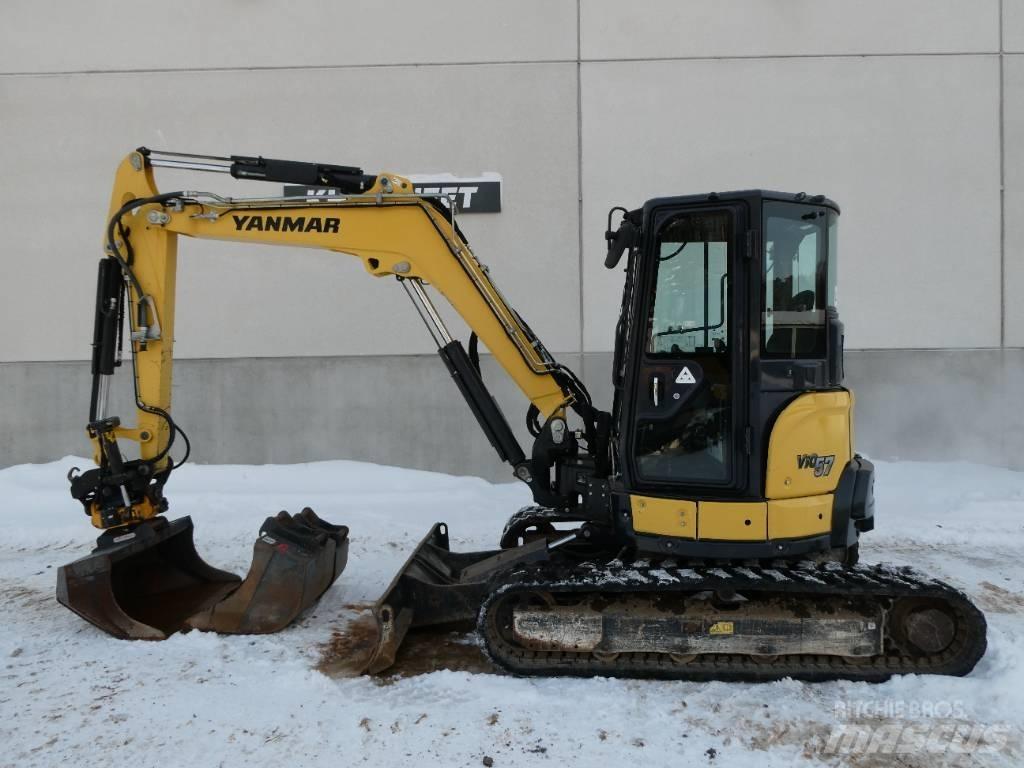 Yanmar Vio 57-6A Мини екскаватори < 7 т