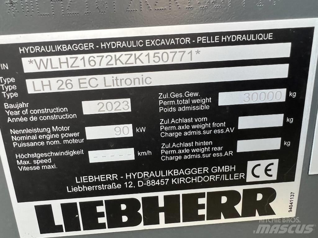 Liebherr LH26 EC Верижен екскаватор