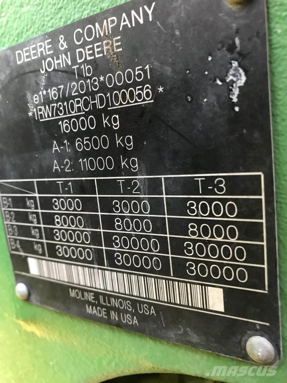 John Deere 7310R Трактори