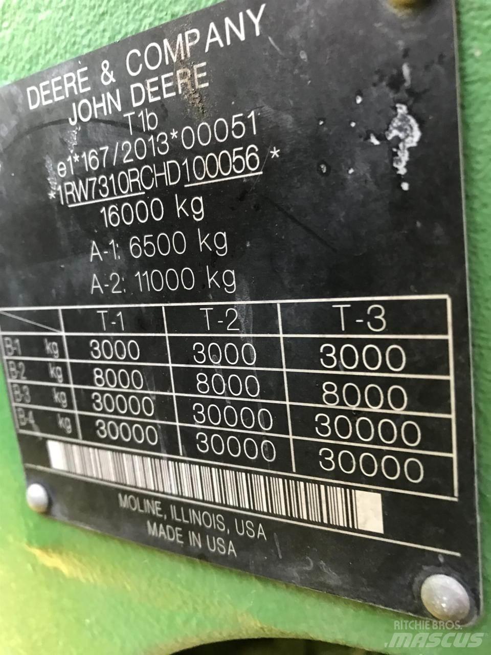 John Deere 7310R Трактори