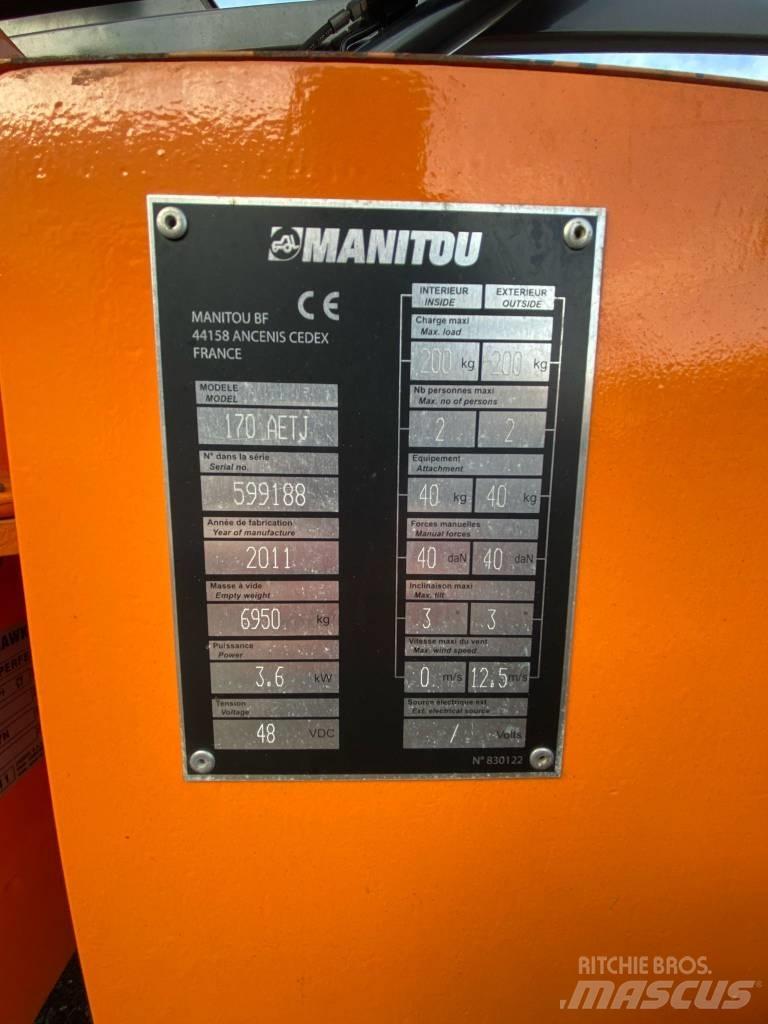 Manitou 170AETJ-L Съчленени стрелови подемници
