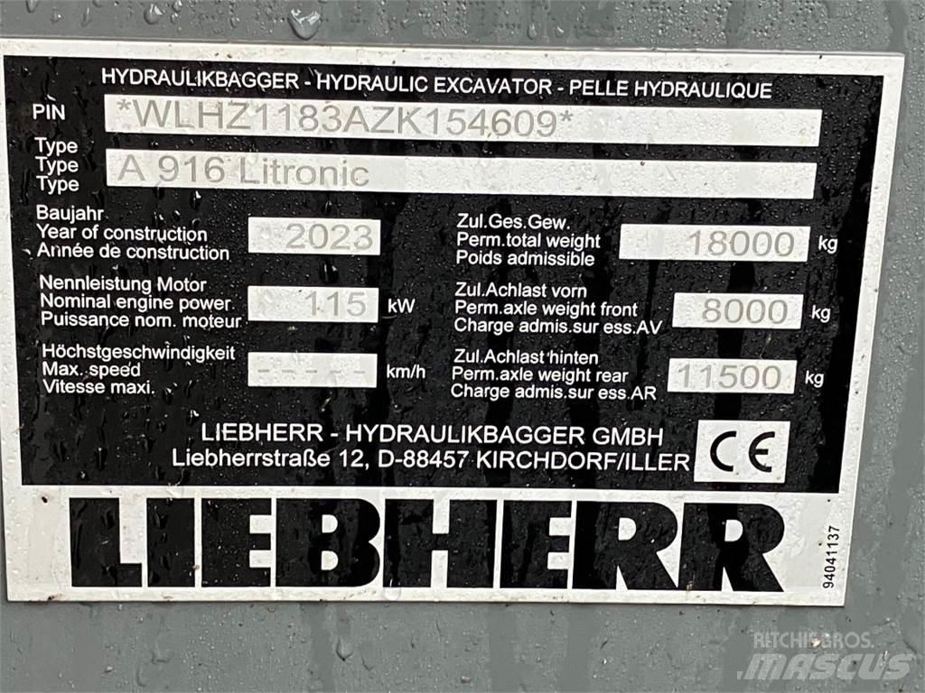 Liebherr A916 Колесни екскаватори