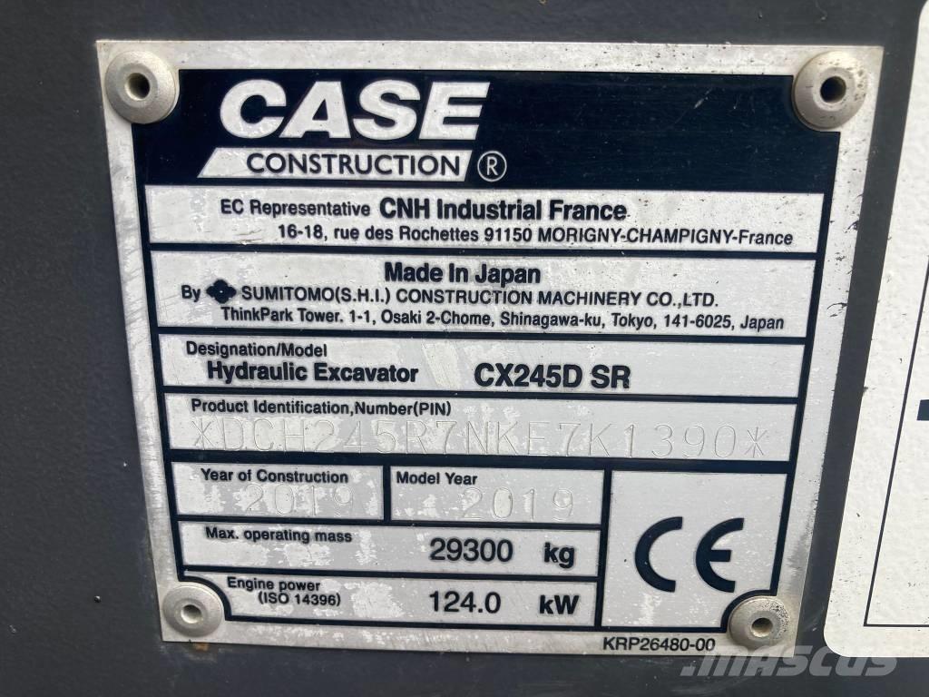 CASE CX 245 D SR LC Верижен екскаватор