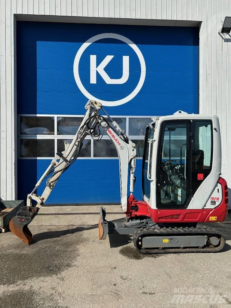 Takeuchi TB 216 Мини екскаватори < 7 т