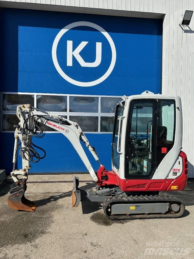 Takeuchi TB 216 Мини екскаватори < 7 т