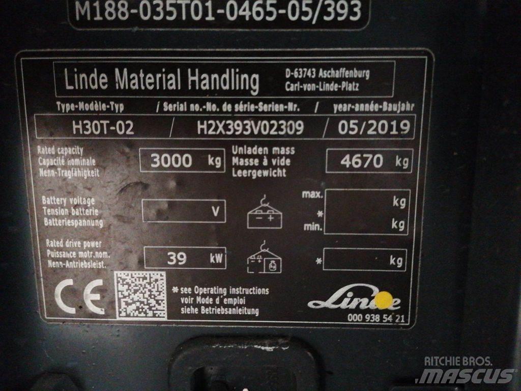 Linde H30T-02 Камиони с АГУ