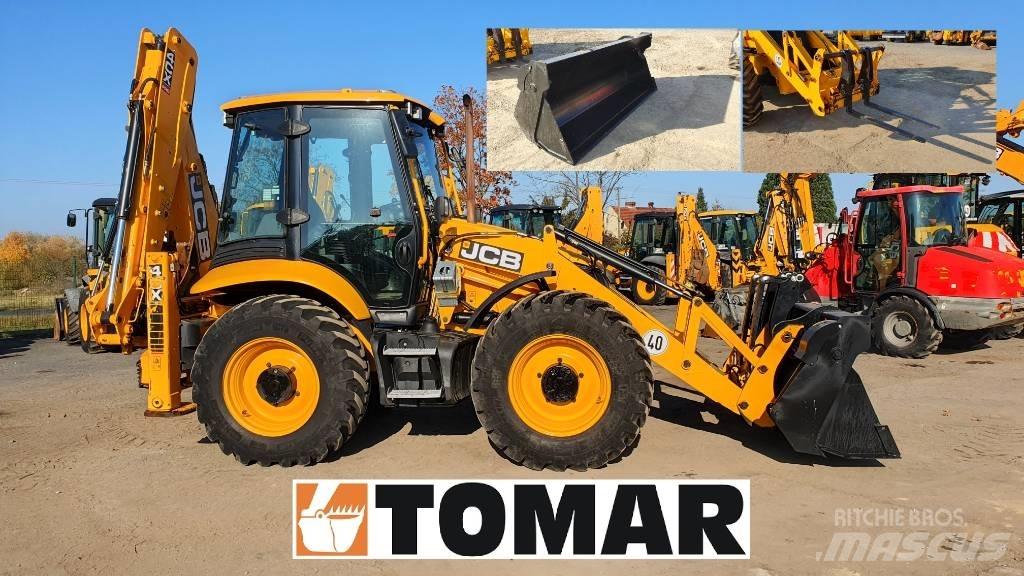 JCB 4 CX Товарач със заден ексватор