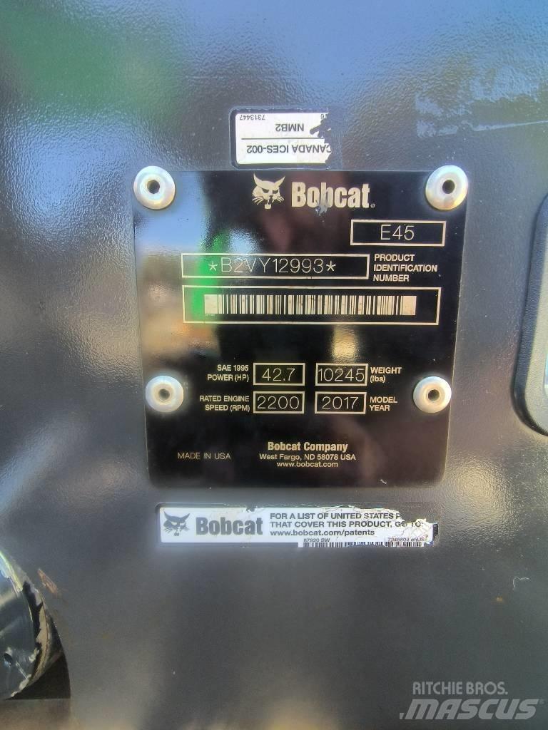 Bobcat E 45 Мини екскаватори < 7 т