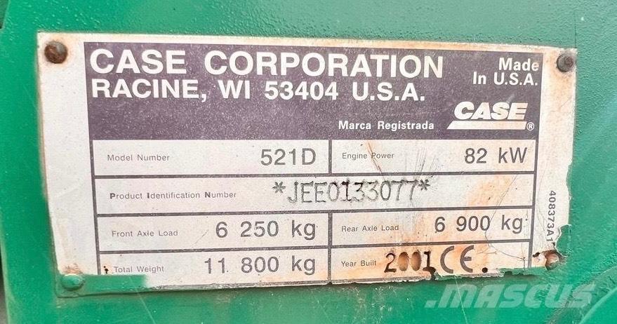 CASE 521 D Колесни товарачи