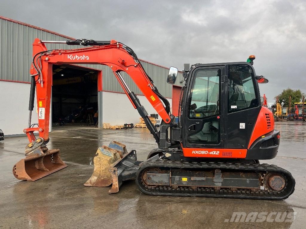 Kubota KX 080-4 Средни екскаватори 7т - 12т