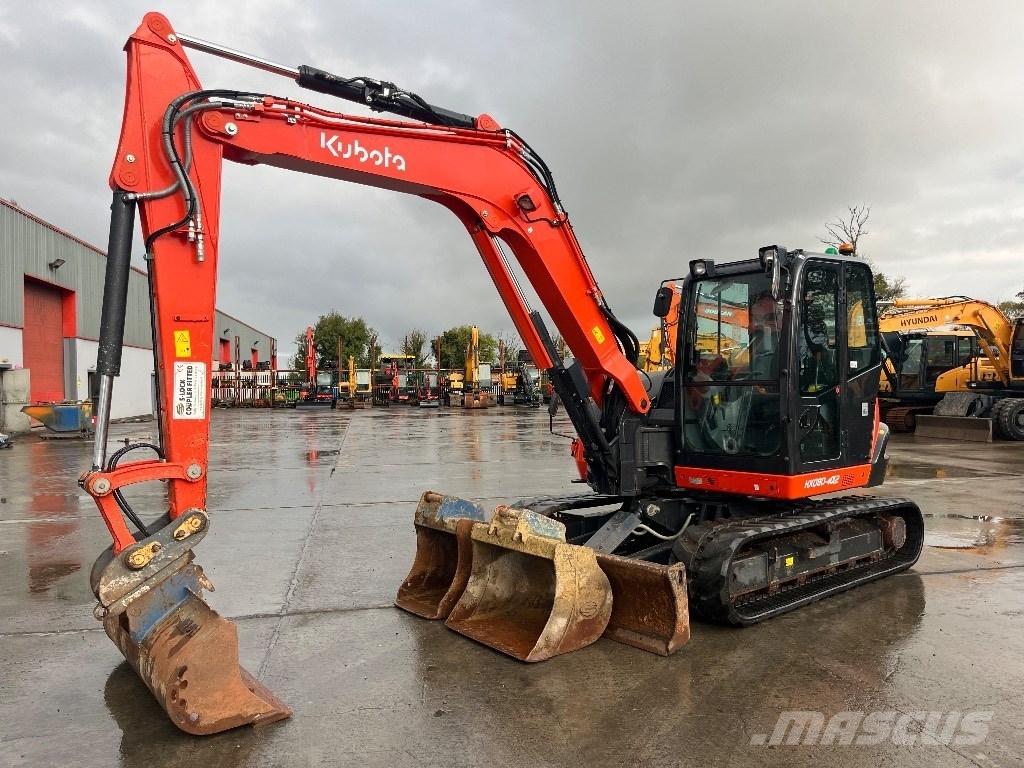 Kubota KX 080-4 Средни екскаватори 7т - 12т