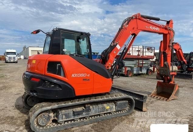 Kubota KX080-4S2 Верижен екскаватор