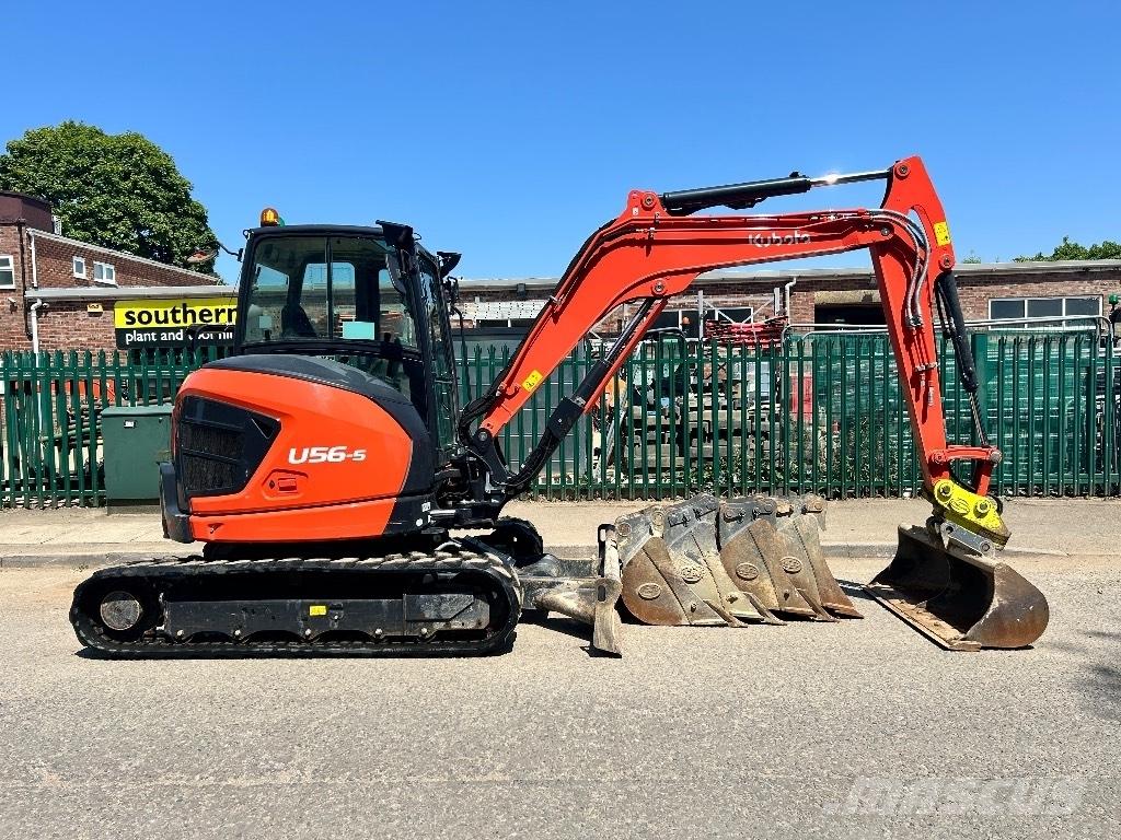 Kubota U 56-5 Мини екскаватори < 7 т