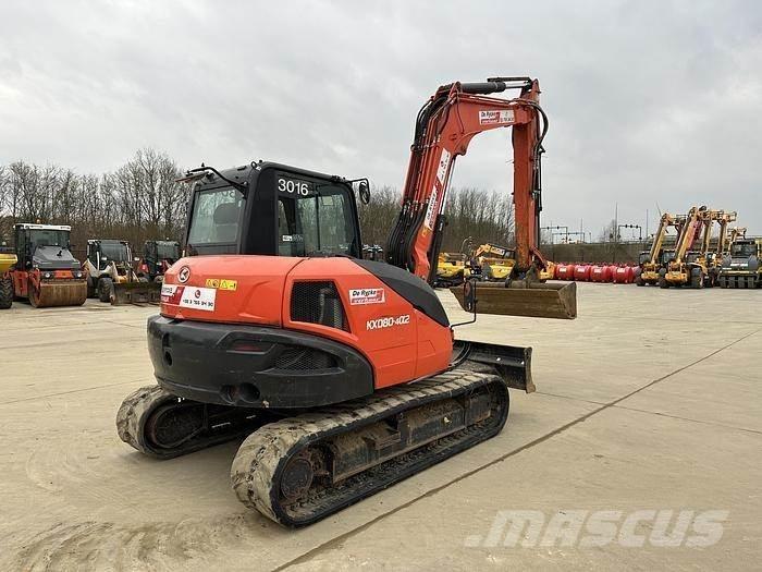 Kubota KX080-4A2 Средни екскаватори 7т - 12т