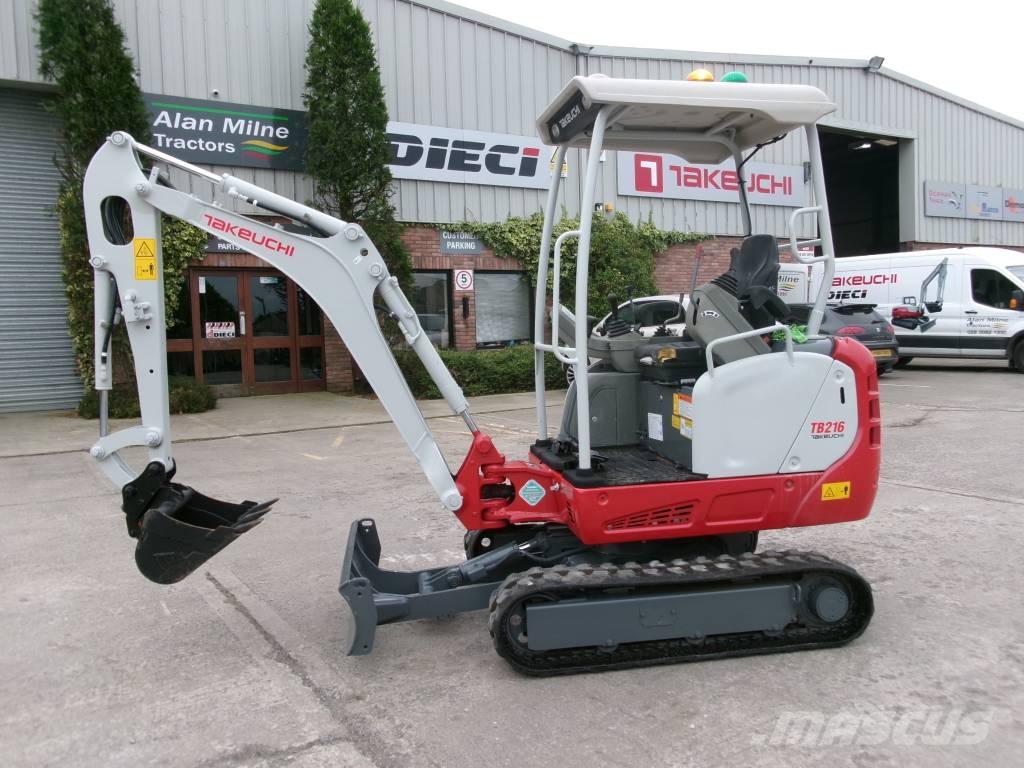 Takeuchi TB 216 Мини екскаватори < 7 т