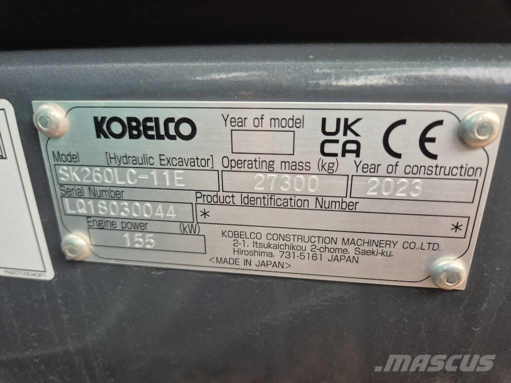 Kobelco SK260LC-11E Верижен екскаватор