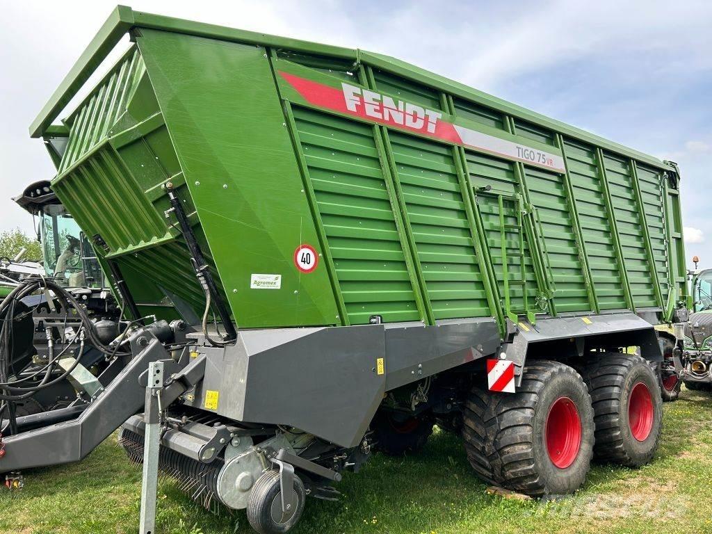 Fendt tigo 75 VR Фуражни платформи