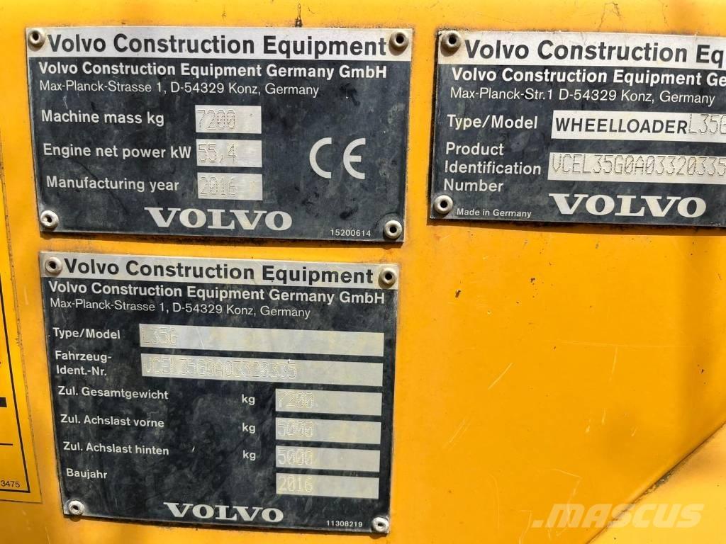 Volvo L 35 G Колесни товарачи