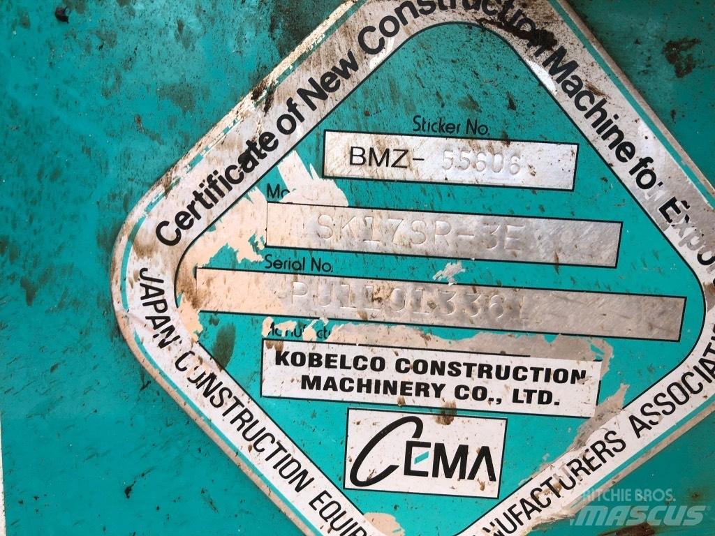 Kobelco SK 17 SR-5 Мини екскаватори < 7 т