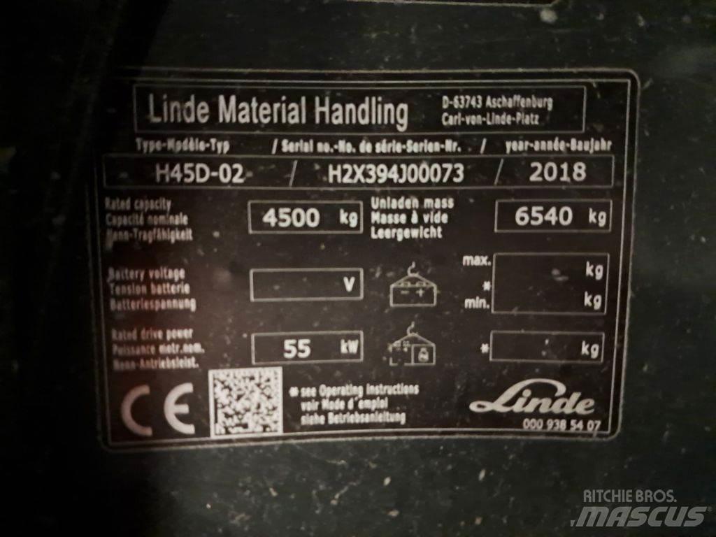Linde H45D-02 Дизелови камиони