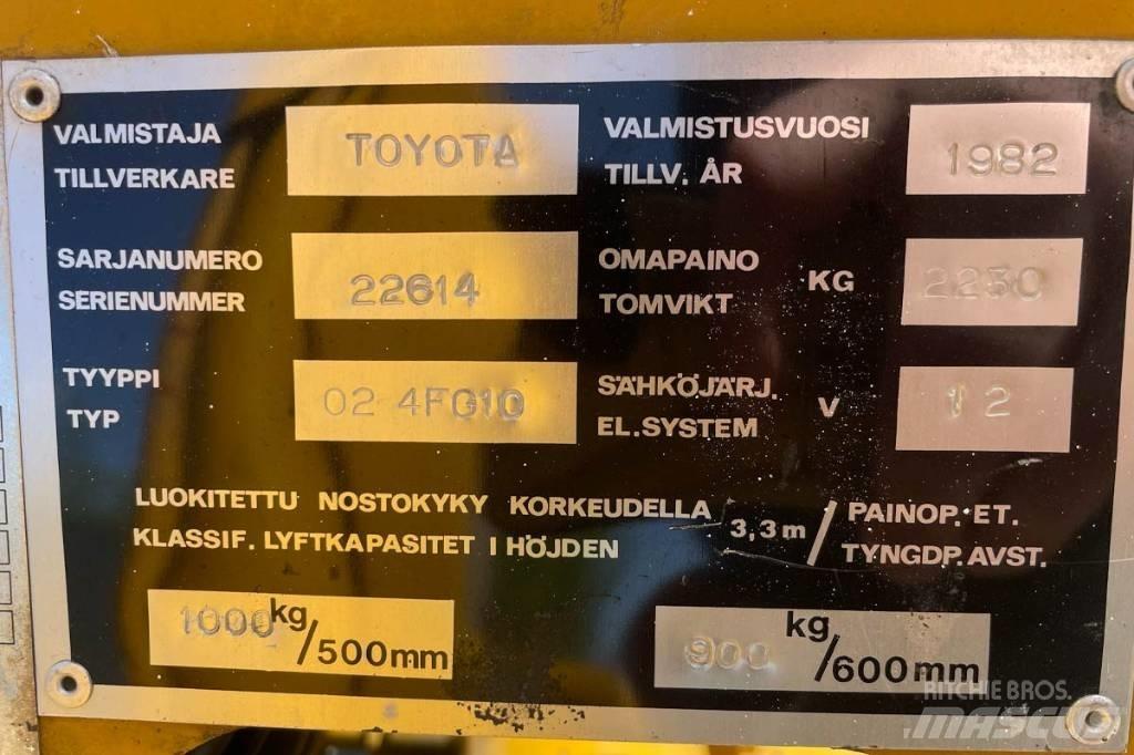 Toyota 02-4FG10 Камиони с АГУ