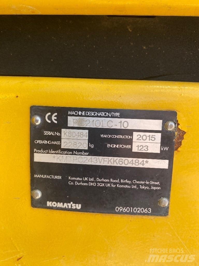 Komatsu PC 210 LC-10 Верижен екскаватор