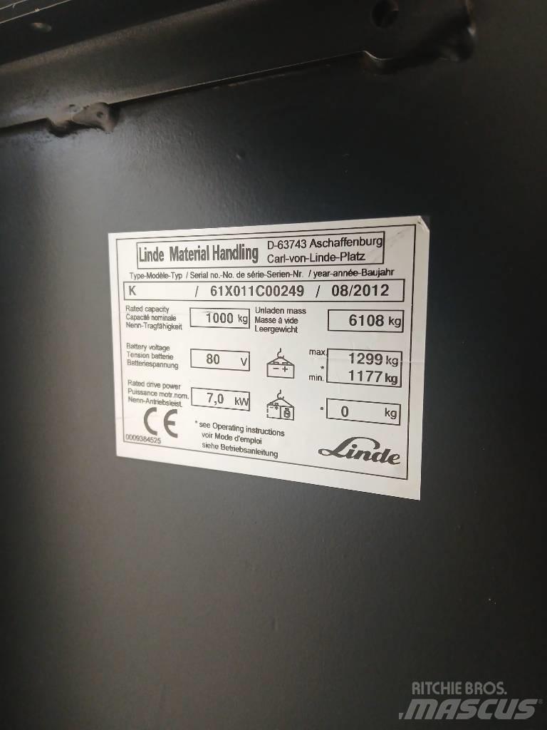 Linde K 10 Машини за комисиониране високоповдигачи
