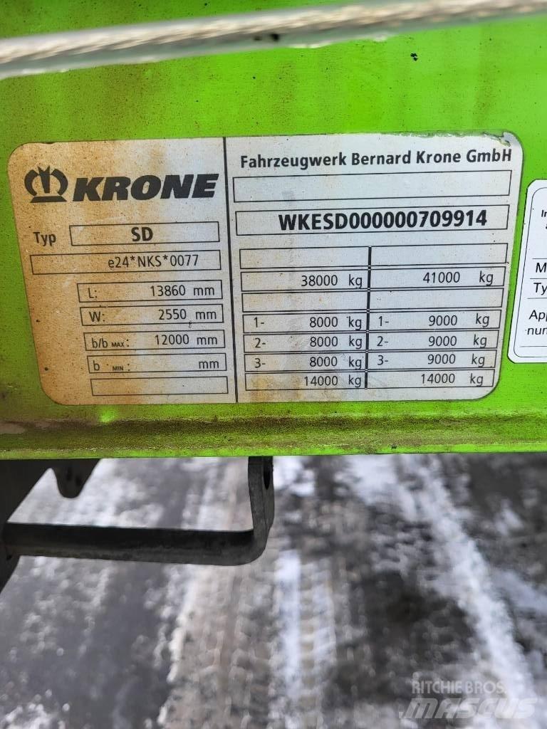 Krone SD Брезентови полуремаркета
