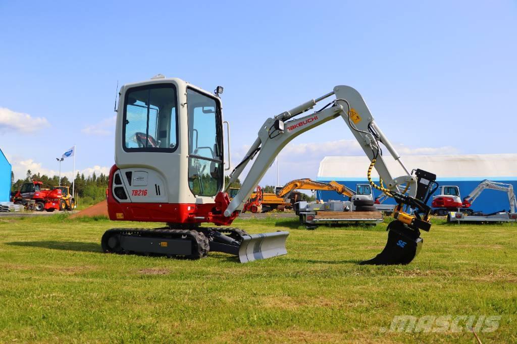 Takeuchi TB216 Мини екскаватори < 7 т