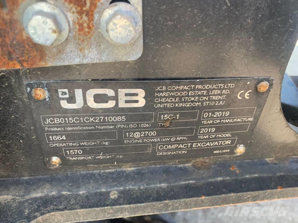 JCB 15 C-1 Мини екскаватори < 7 т