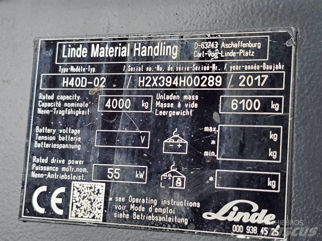 Linde H40D-02 Дизелови камиони