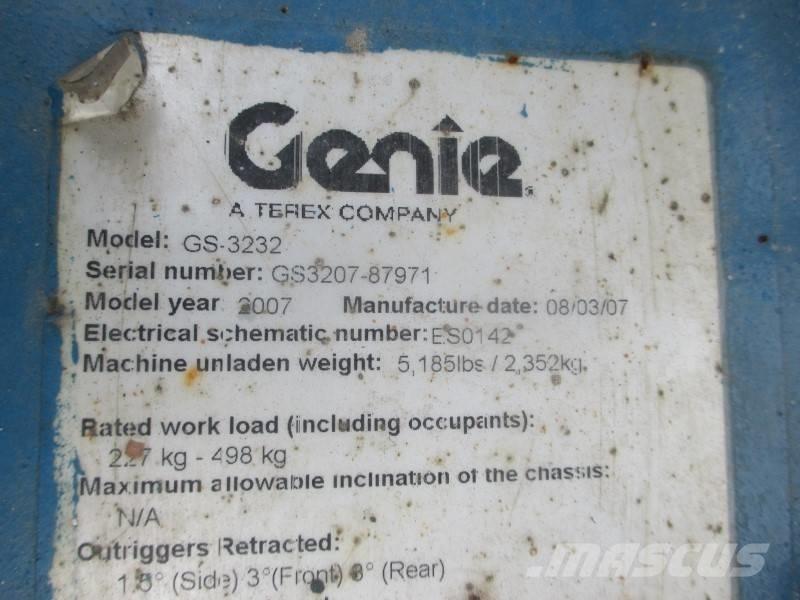 Genie GS 3232 Ножични работни платформи