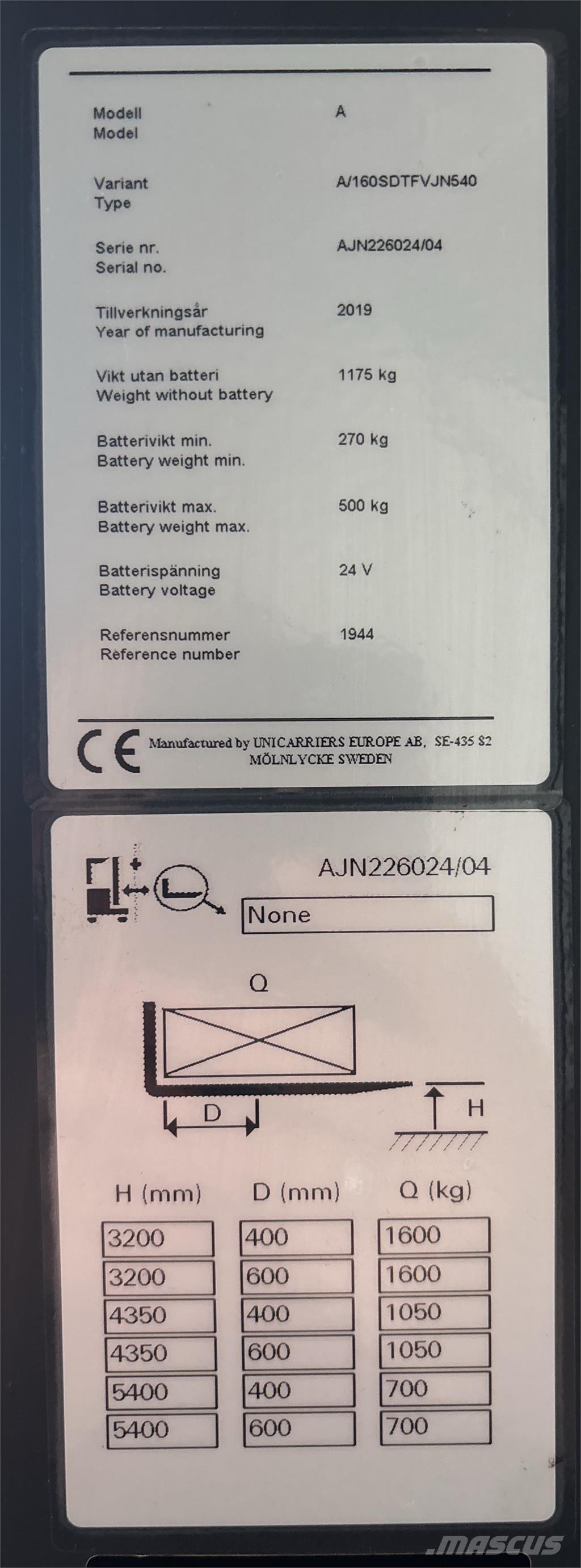 Atlet A160 Самоходни товарачи