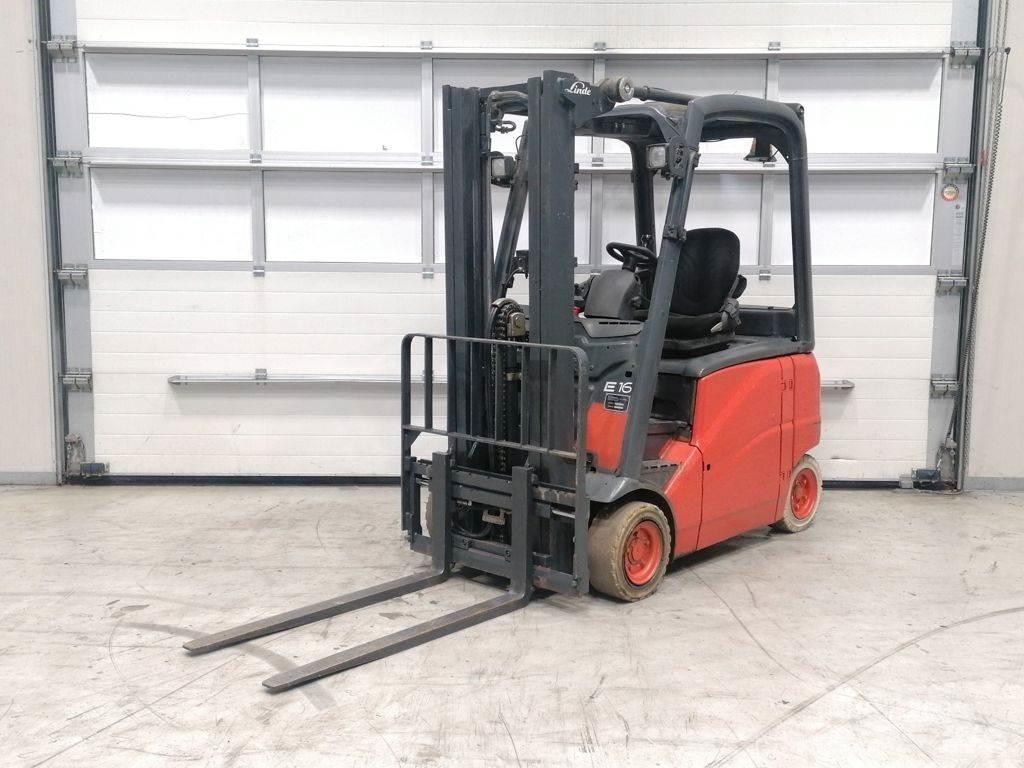 Linde E16PH-01 Електрически вилични кари-повдигачи